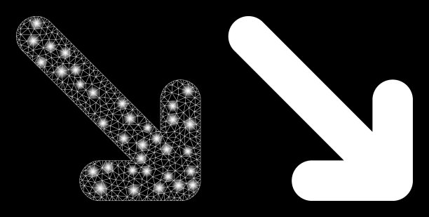 多边形线框网格右移同图片下载