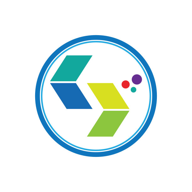 金融科技和现代标志概念设计图片下载