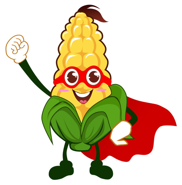 玉米吉祥物卡通图片下载