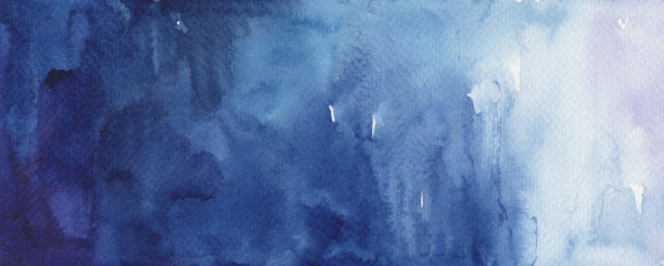 水彩抽象蓝色渐变背景图片下载