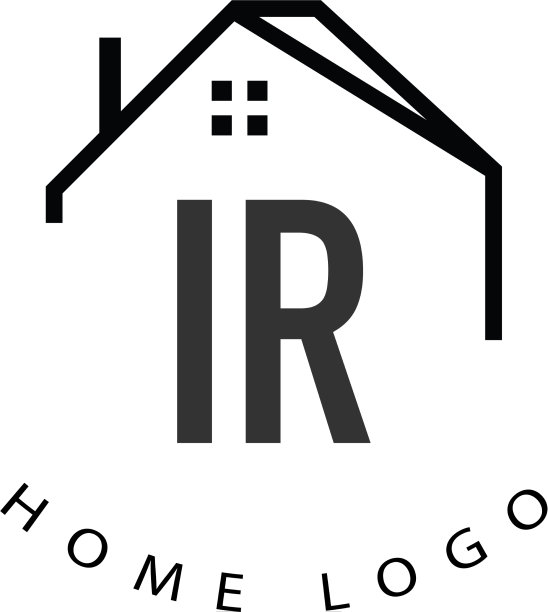 首字母ir家创意标志设计图片下载