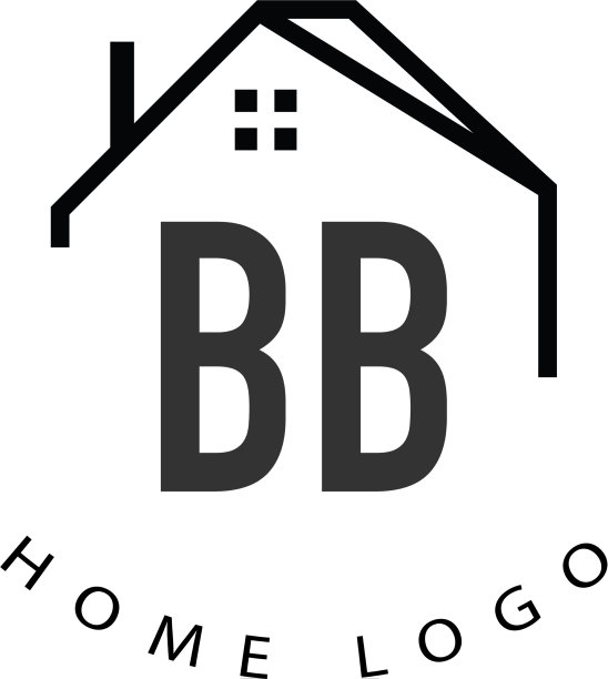首字母bb家创意标志设计图片下载