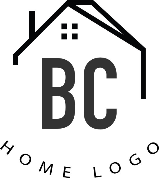 首字母BC家创意logo设计图片下载