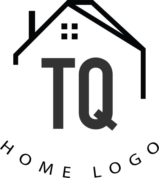 首字母tq家居创意标志设计图片下载