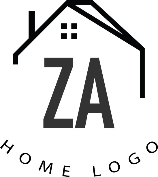 首字母za家创意logo设计图片下载