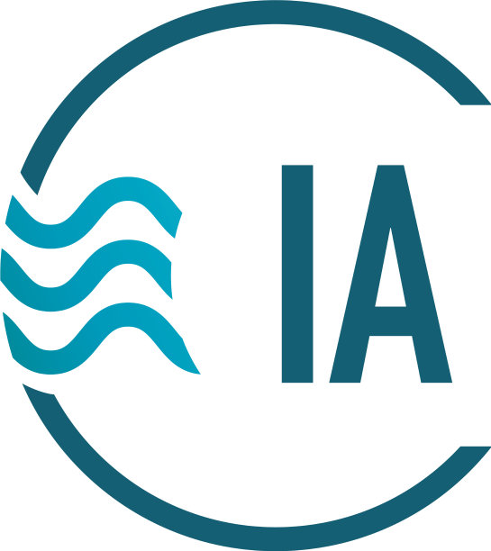 首字母ia水创意标志设计图片下载