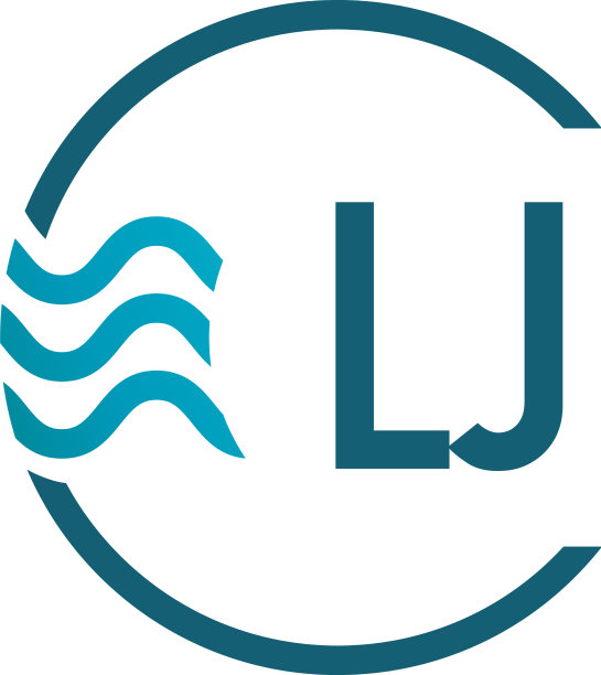 首字母lj水创意标志设计图片下载