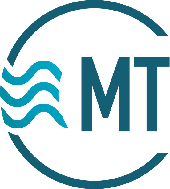 字母MT水创意logo设计图片下载