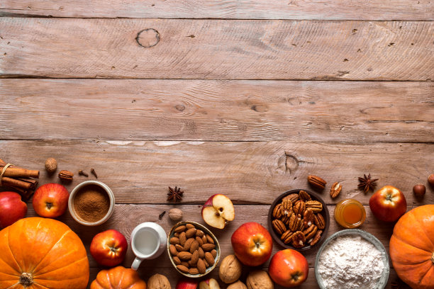 秋天的烘烤背景图片下载