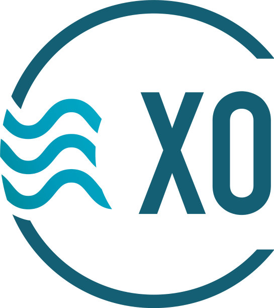 首字母xo水创意标志设计图片下载