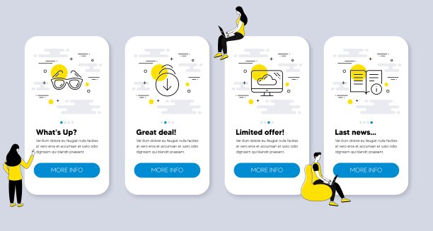商务图标集：太阳镜、向下滚动、云存储等矢量素材图片下载