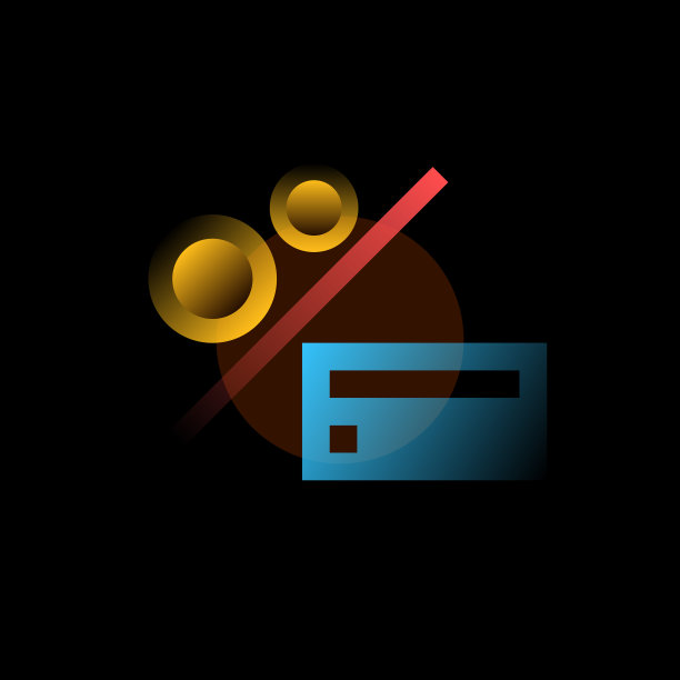 支付方式。渐变样式的矢量图标图片下载