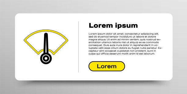 线速度计图标隔离在白色背景图片下载