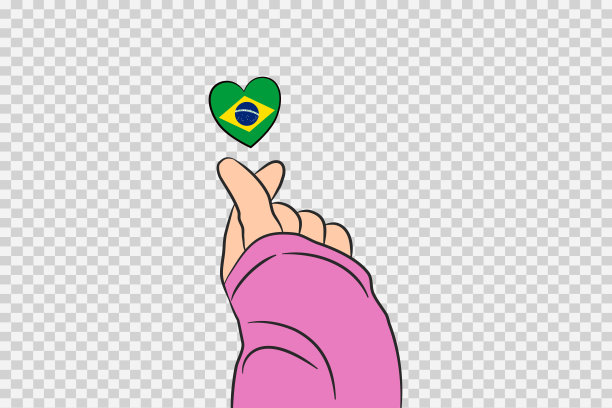 迷你心标志与加拿大国旗心形孤立在png或透明的背景上，加拿大的符号，旗帜，卡片，广告，矢量的模板，最高金牌得主运动国家图片下载