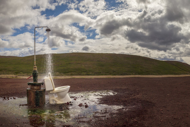 豪华户外浴室图片下载