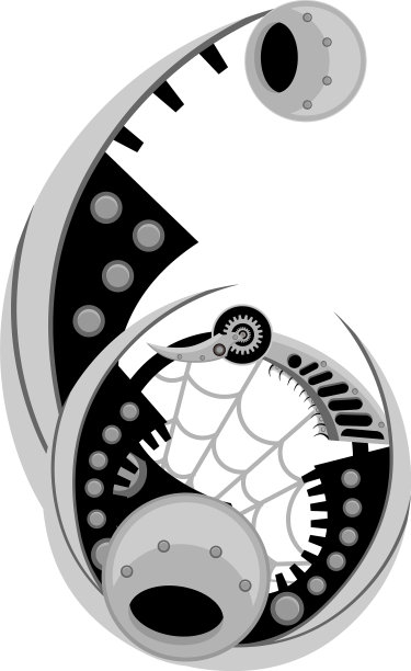 数字是6号在金属风格上图片下载