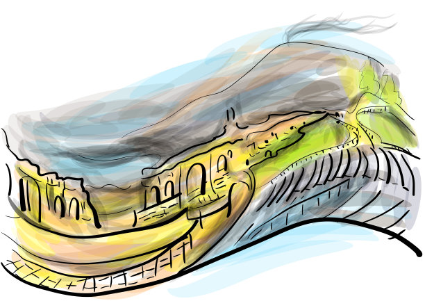 陶尔米纳抽象插图图片下载