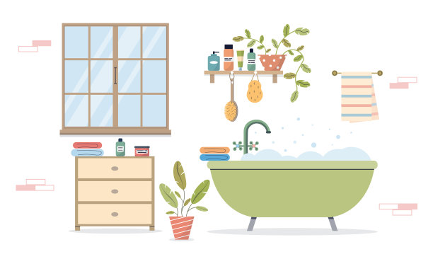 现代浴室内部图片下载