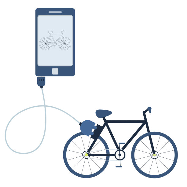 使用手机的自行车自动化图片下载