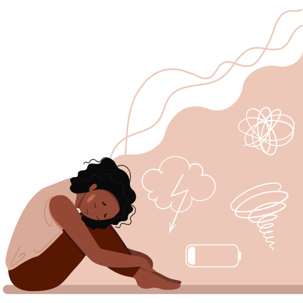 沮丧的年轻女孩图片下载