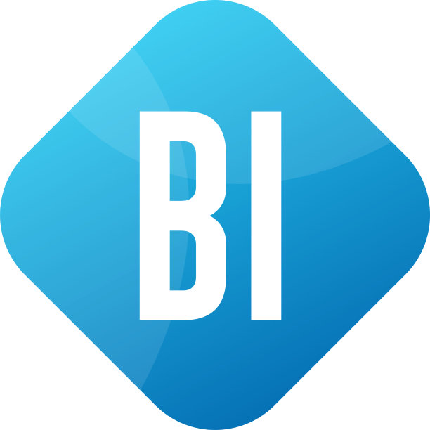 BI字母简约风格LOGO设计图片下载