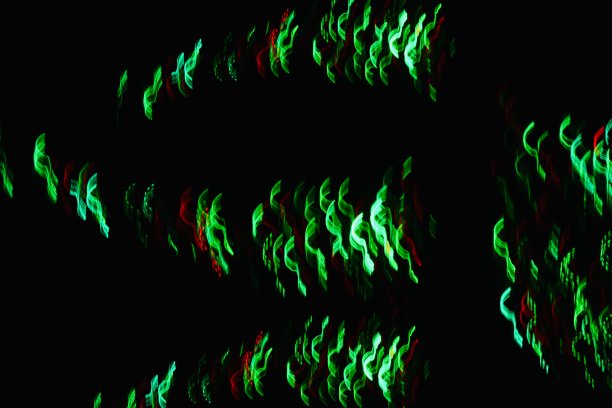 发光模糊的灯光图案图片下载