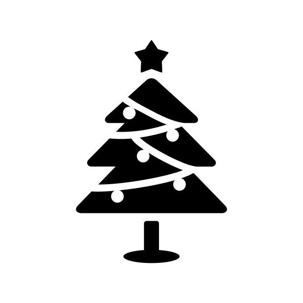 圣诞树图标卡通树图片下载