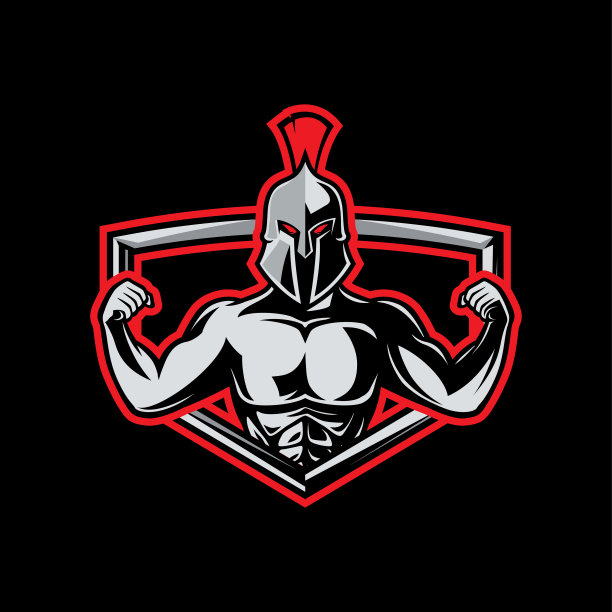 健身和健美标志设计灵感图片下载