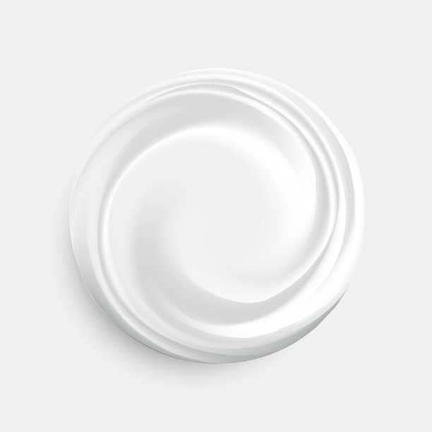 化妆品霜霜涂抹分离背景。可单独使用。向量。图片下载