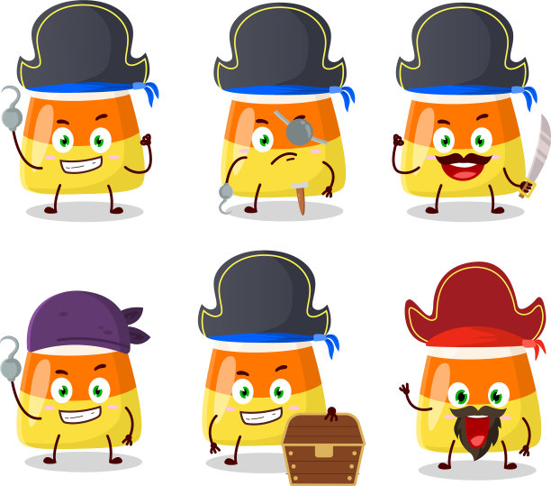 卡通人物糖果玉米各种各样图片下载