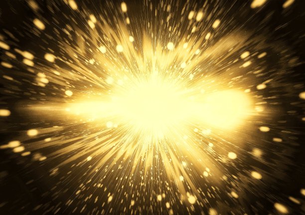 爆炸激光束的图解图片下载