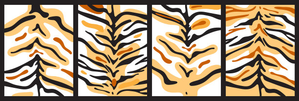 设置背景老虎条纹图片下载