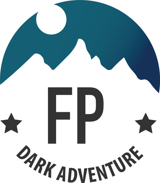 首字母fp冒险创意标志设计图片下载