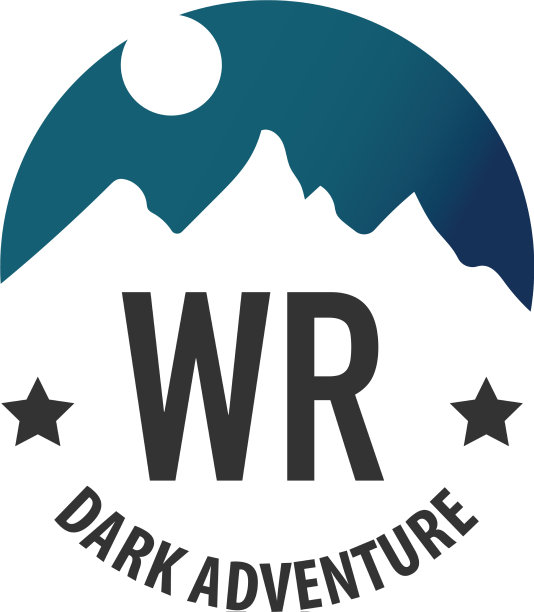 首字母wr冒险创意标志设计图片下载