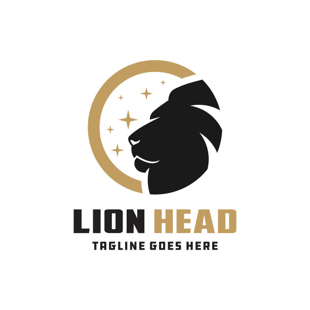 狮子头圈标志设计图片下载