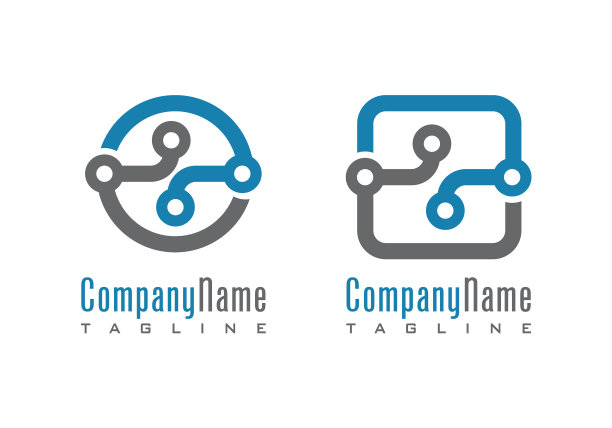 中心标志设计图片下载