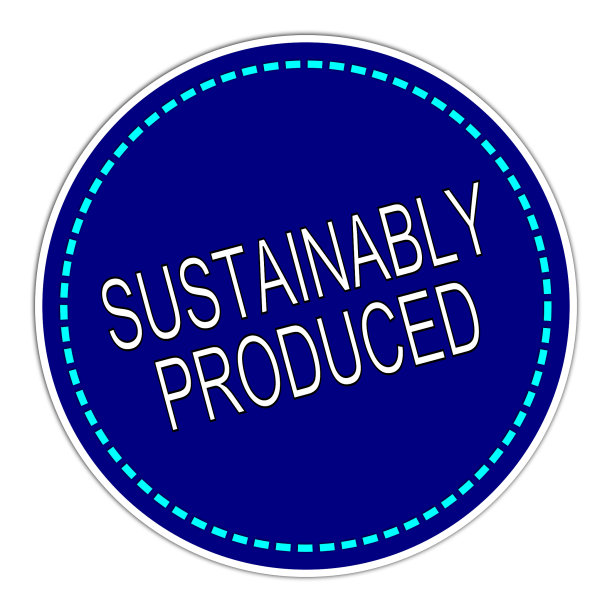 可持续生产的贴纸-插图图片下载