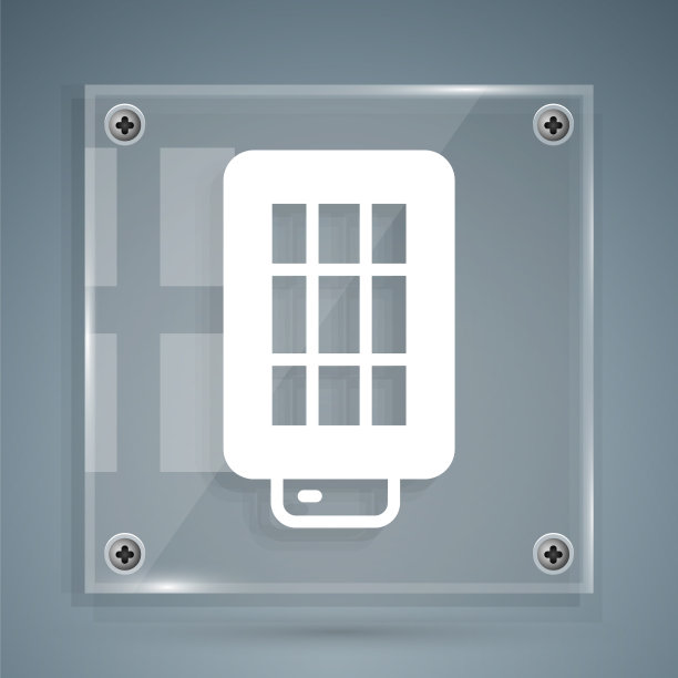 白色工作室灯泡在软盒图标隔离图片下载