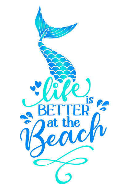 海滩上的生活更美好——鼓舞人心的名言图片下载