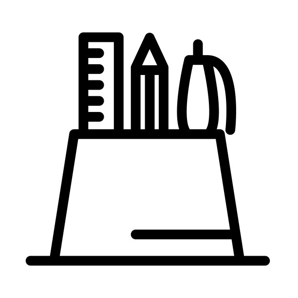 图形铅笔架图标图片下载