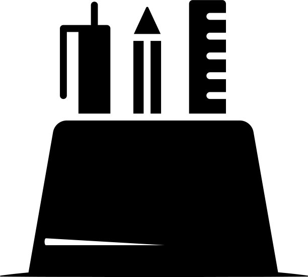 图形铅笔架图标图片下载