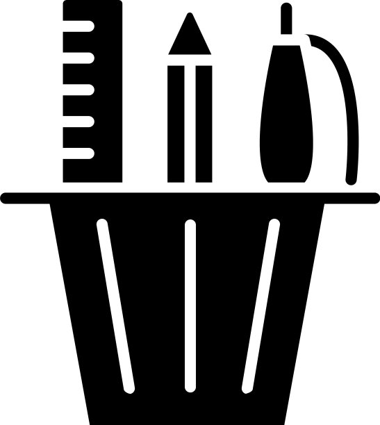 图形铅笔架图标图片下载