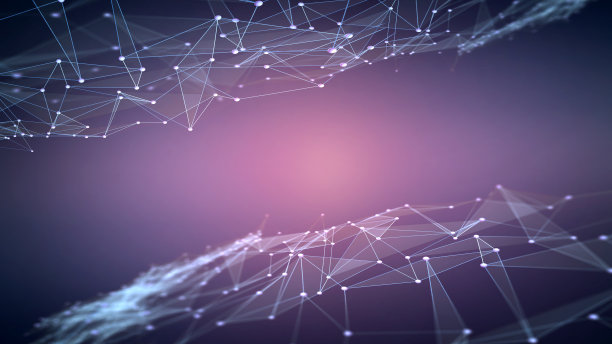 分子宇宙，抽象的科学背景图片下载