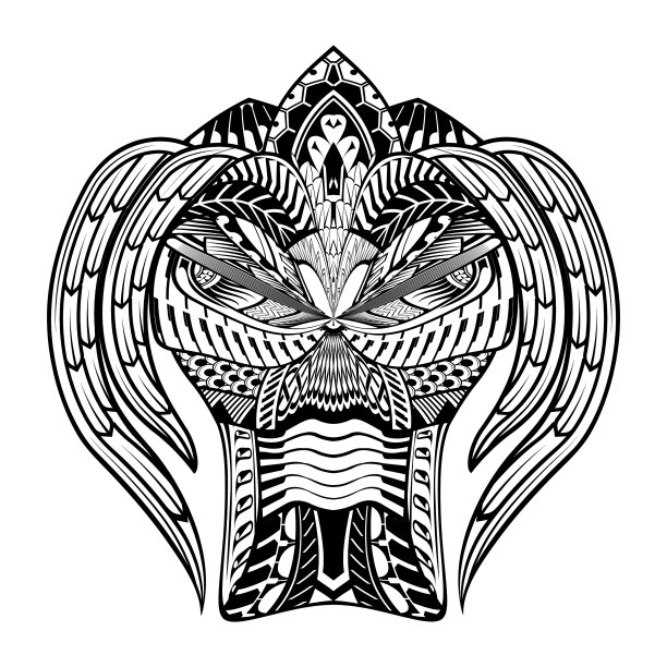 波利尼西亚身体风格纹身装饰图片下载