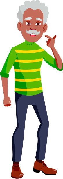 微笑的非洲老人露出了一颗坏牙图片下载