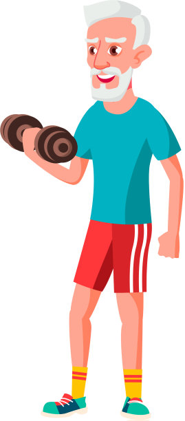 成年男子用哑铃工具锻炼身体图片下载