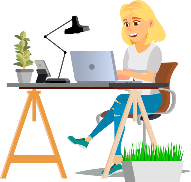 网上美女工作漫画图片下载