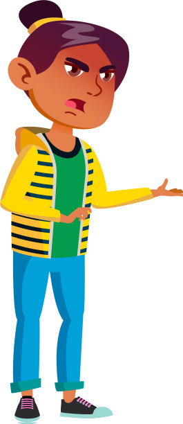 愤怒的女孩骂人漫画图片下载