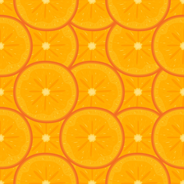 无缝模式与新鲜切片柿子水果孤立在白色背景。健康生活方式的夏季水果。有机水果。卡通风格。矢量插图的任何设计。图片下载