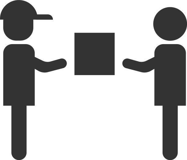 快递员递送图片下载